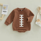 Baby Rugby Long-Sleeve Romper 🏈