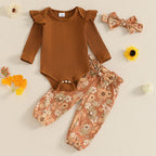 Rellita Ruffled Floral Outfit & Headband