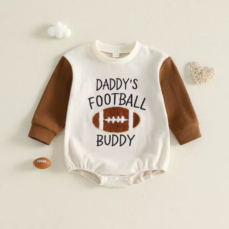 Daddy's Football Buddy Onesie