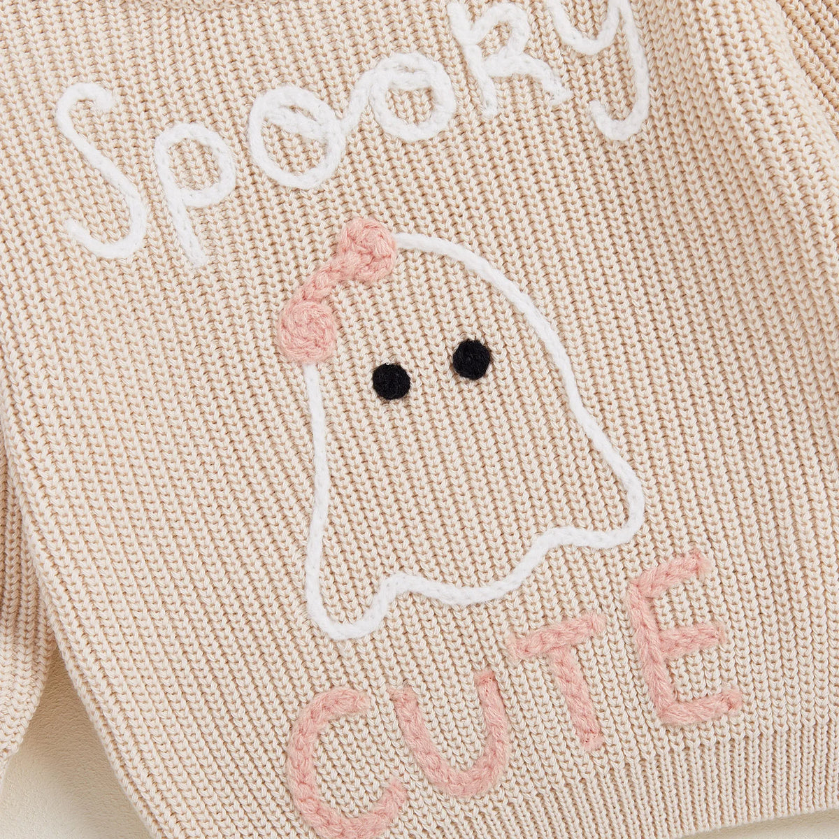 👻 Spooky Ghost Baby Sweater