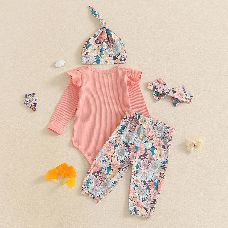 Little Sister 4 Piece Flower Outfit