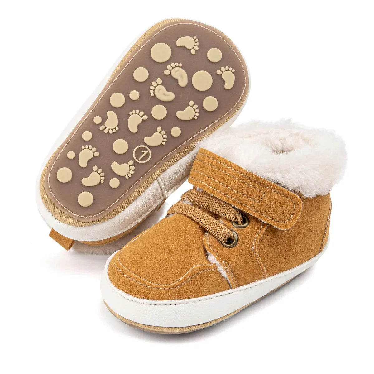 Plush Strap Shoes