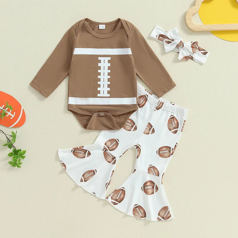 Football Babe Bell Bottoms Outfit