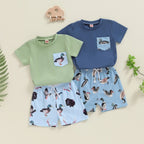 Duck Pocket T-shirt & Shorts