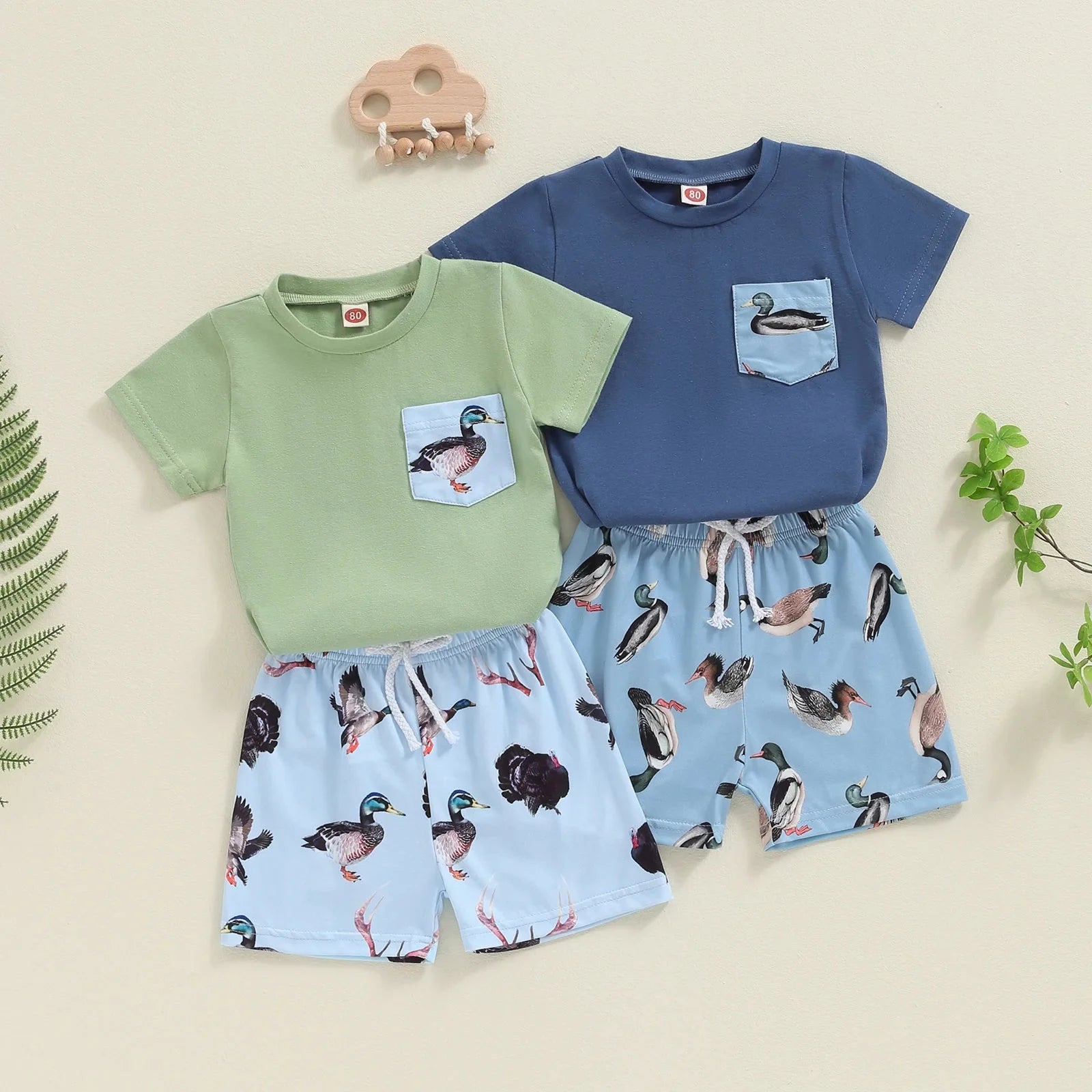 Duck Pocket T-shirt & Shorts