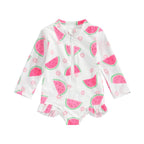 Long Sleeve Fruit Baby Swimsuit