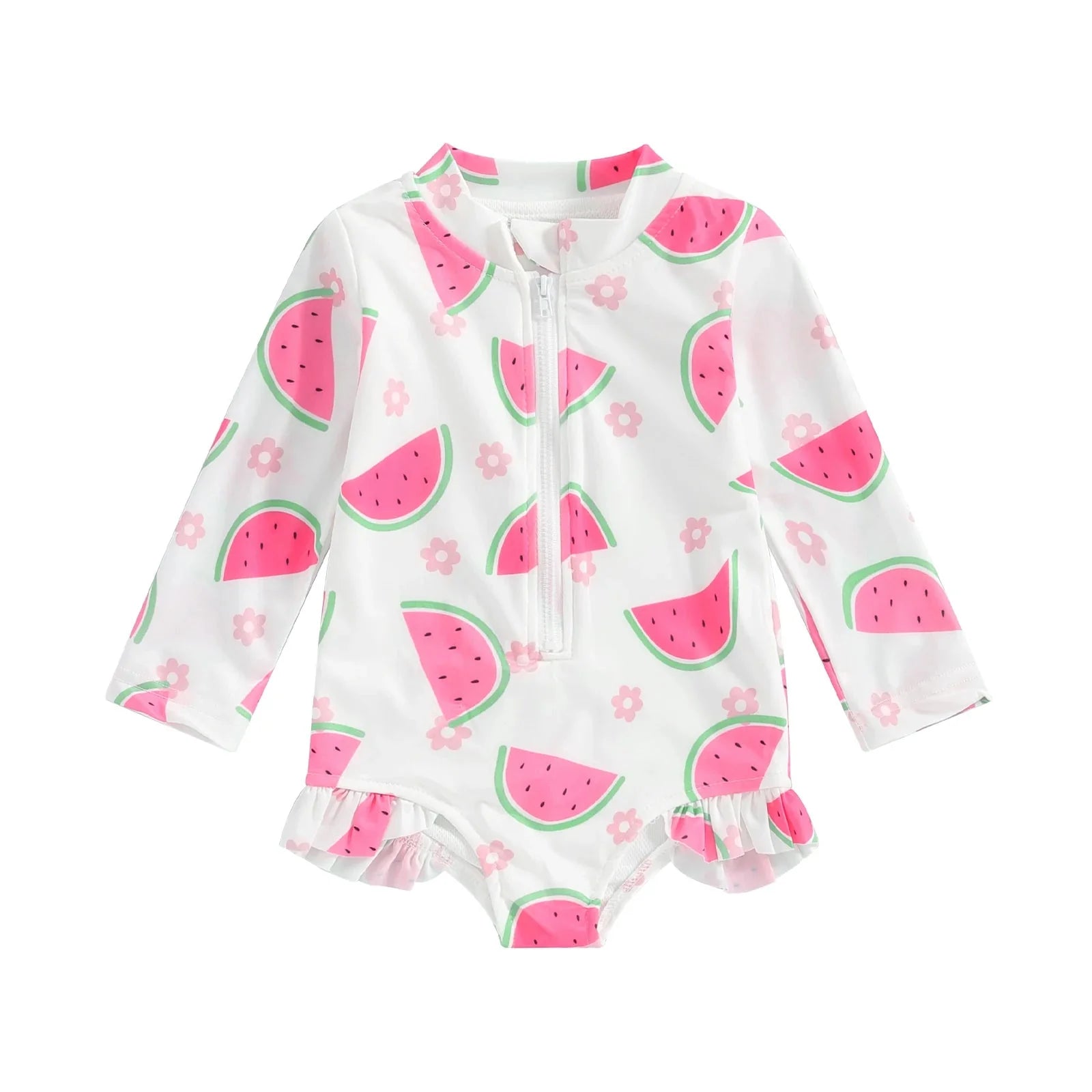 Long Sleeve Fruit Baby Swimsuit