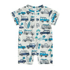 Summer Beach Short Sleeve Swimsuit