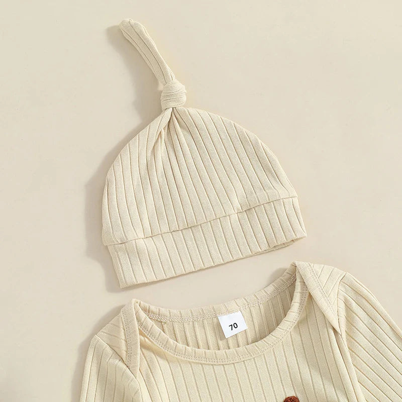 Ribbed Little Dude Onesie & Hat