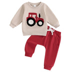 Embroidered Tractor Outfit