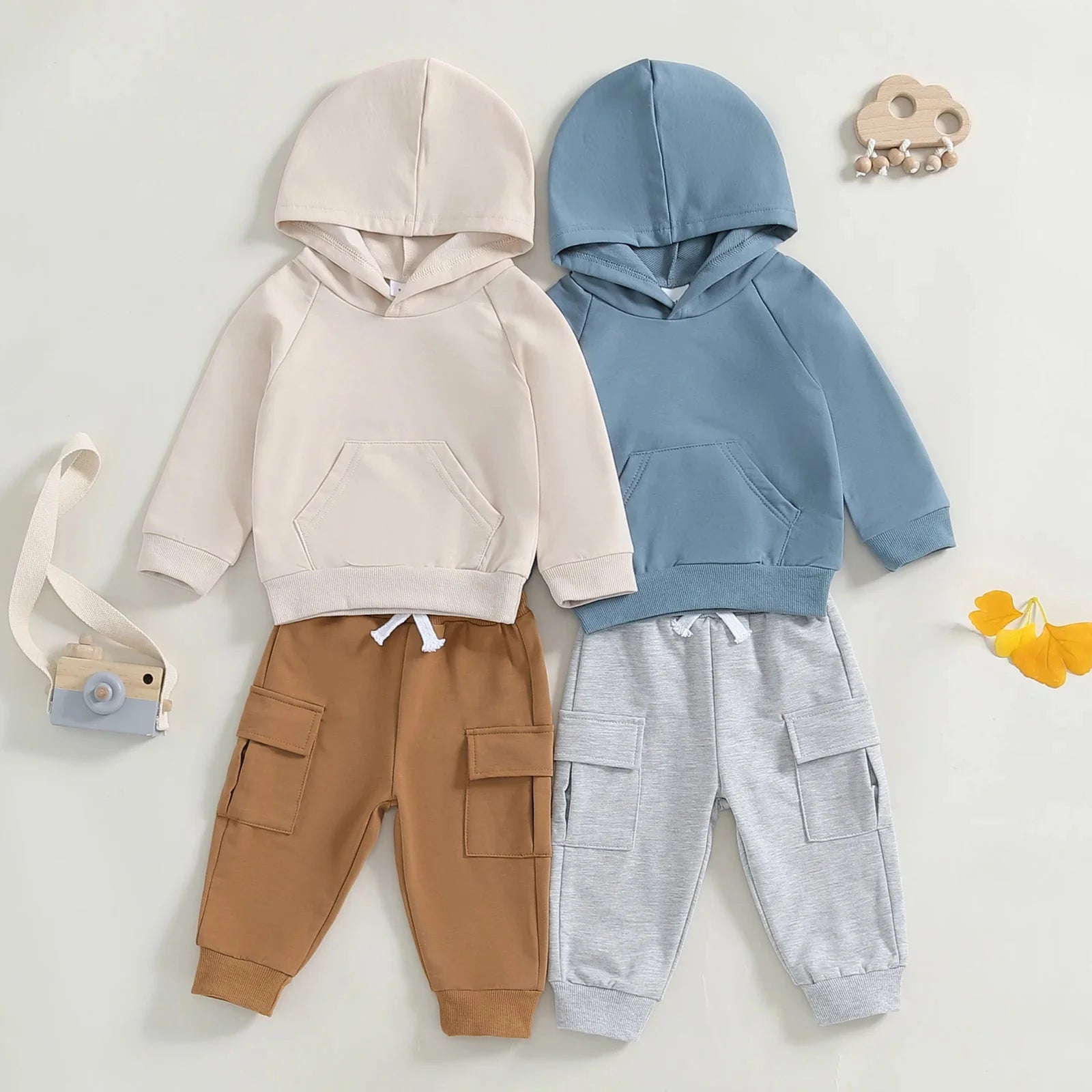 Slayton Solid Hoodie & Pocket Pants Outfit