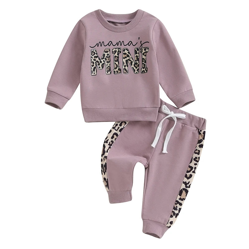 Mama's Mini Leopard Print Outfit