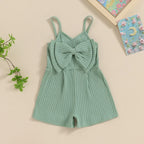 Ribbed Bow Remi Romper
