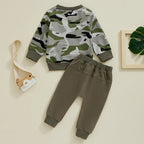 Camo Pocket Top & Pants