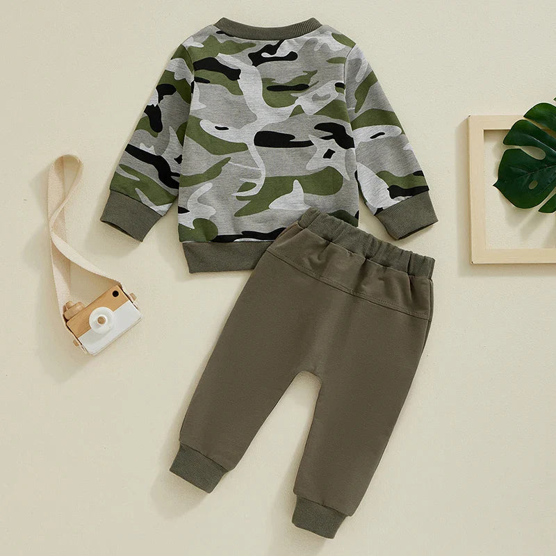 Camo Pocket Top & Pants