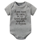 Hand Picked for Earth By My Great Great Grandpa in Heaven Onesie