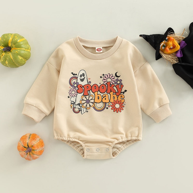 Vintage Halloween Spooky Onesie