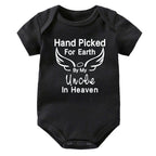 Hand Picked for Earth By My Uncle in Heaven Onesie
