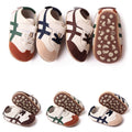 Contrast Color Stripe Shoes