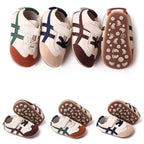 Contrast Color Stripe Shoes