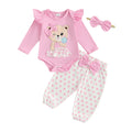 Beary Cute Polkadot Outfit & Headband