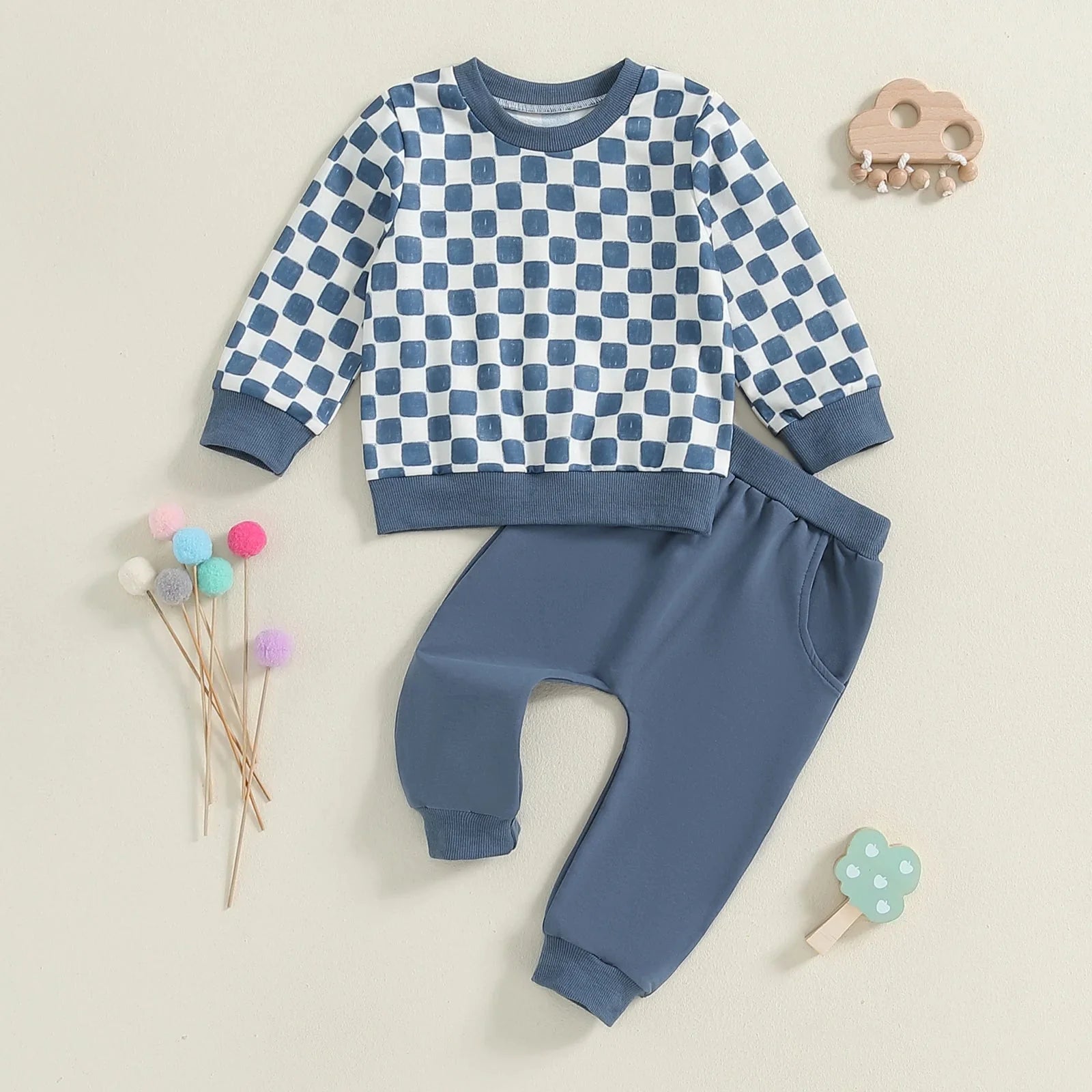 Checkered Pocket Pants Outfit