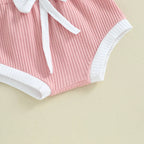 Ribbed Ruffle Solid Selina Outfit