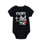 Mom Plus Dad Equals Me Funny Onesie (Multiple Colors)