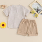 Striped Pocket Top & Shorts