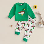 Fuzzy Mallard Top & Pants