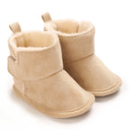 Solid Plush Boots