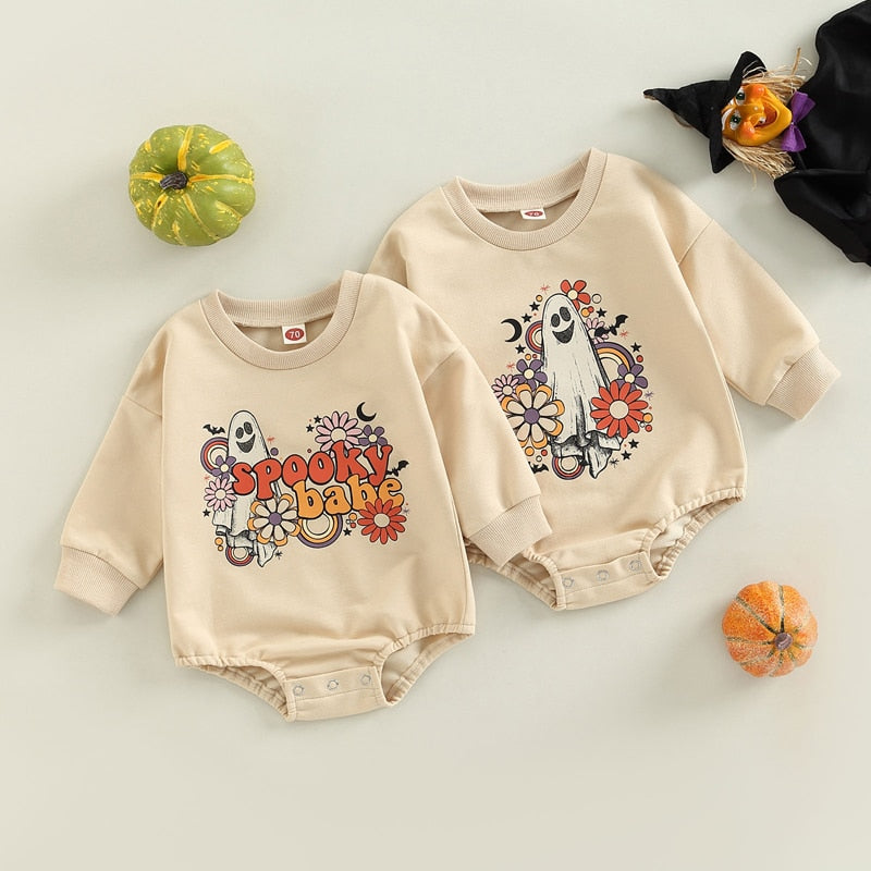 Vintage Halloween Spooky Onesie