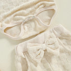 Solid Claire Checker Outfit & Bow