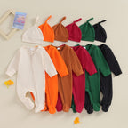 Footie Zipper Onesie & Hat