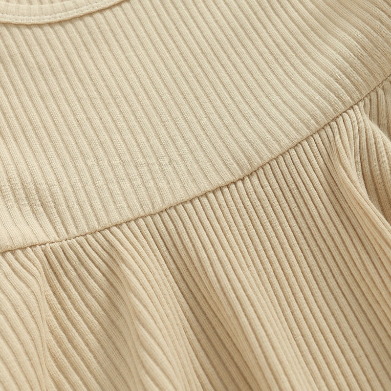Solid Ribbed Drea Dress