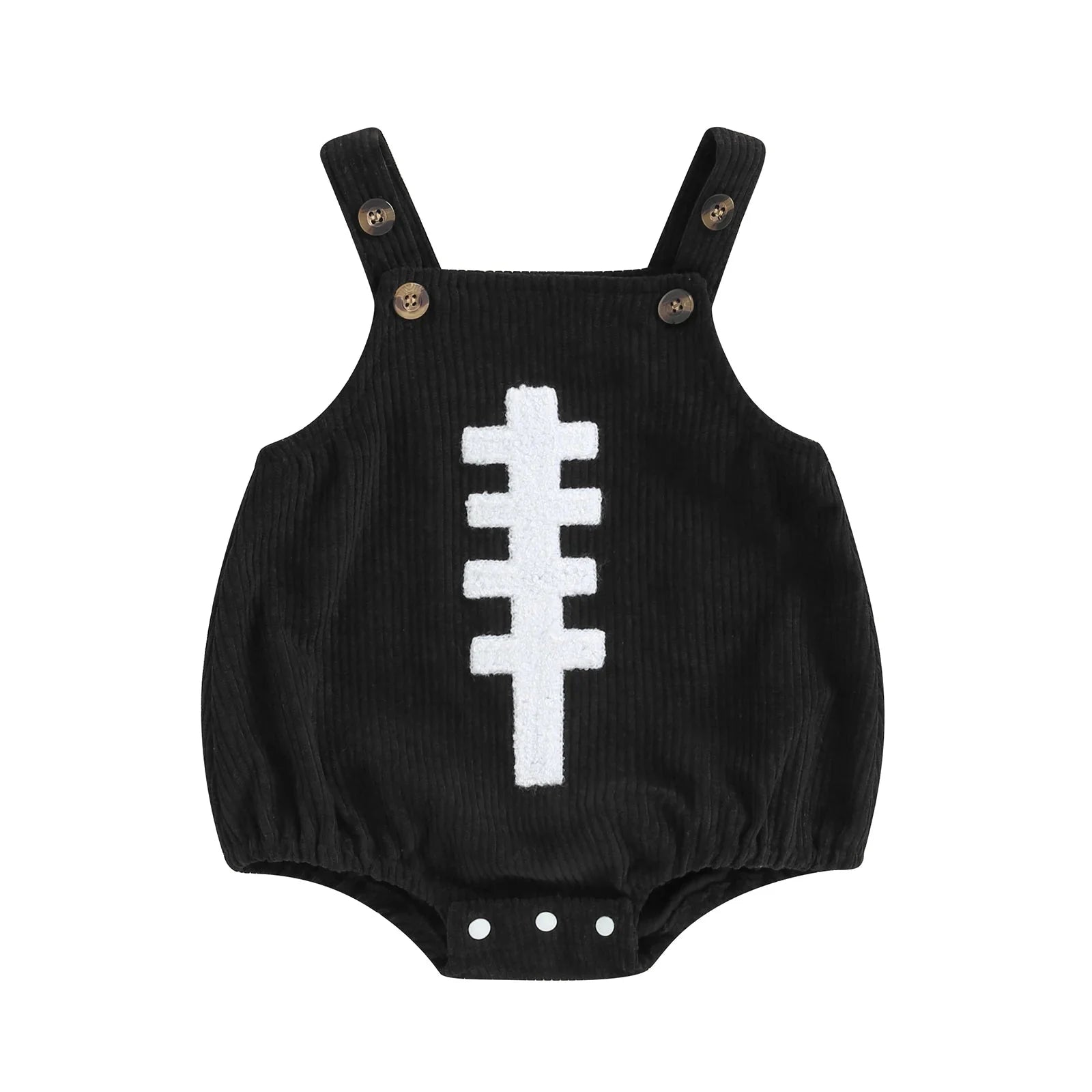 Corduroy Football Romper