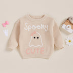 👻 Spooky Ghost Baby Sweater
