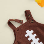 Corduroy Football Romper