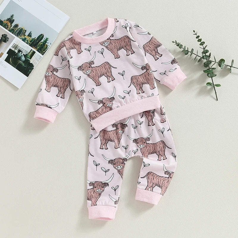 Highland Cow Jogger Set