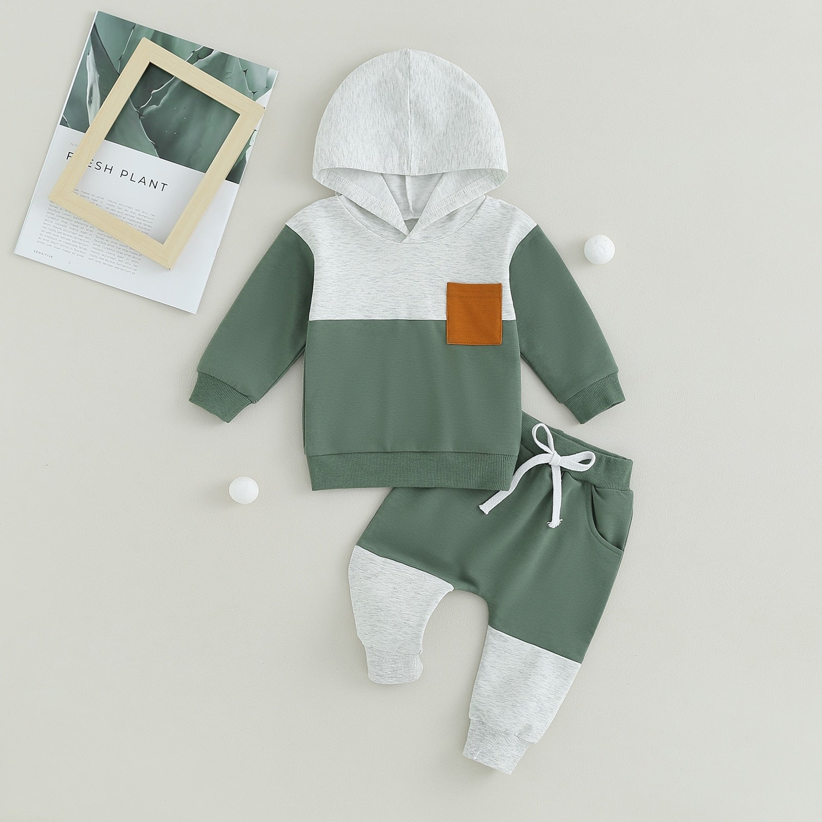 Two Tone Hoodie & Pants