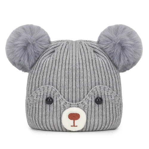Baby Bear Pompom Hat