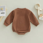 Brown Football Onesie