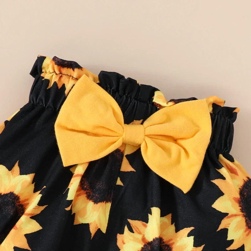 Auntie is My Bestie Sunflower Outfit
