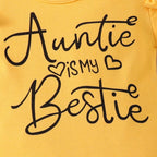 Auntie is My Bestie Sunflower Outfit
