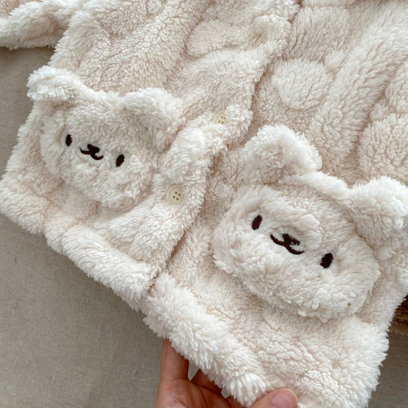 Warm Winter Teddy Bear Plush Outfit