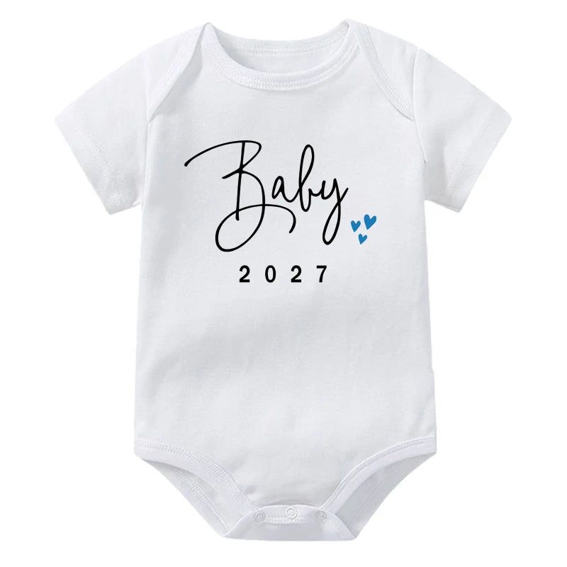 Coming Soon 2027 Baby Onesie