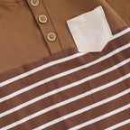 Striped Pocket Paul Romper