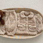 Warm Winter Teddy Bear Plush Outfit