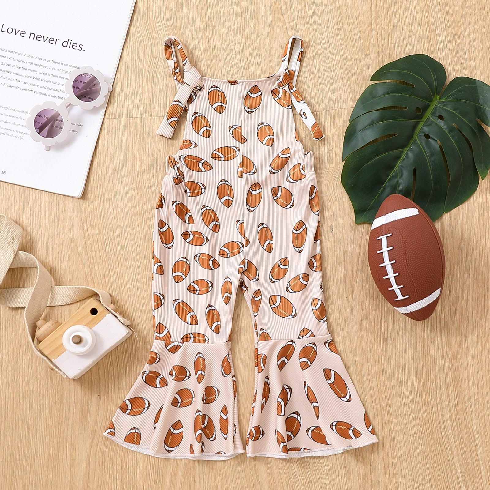 Football Flared Romper