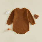 Baby Rugby Football Knit Romper 🏈